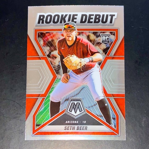 Seth Beer Rookie Card - Rookie Debut Prizm 2022 Panini Mosaic Baseball #RD-19 - Picture 1 of 2